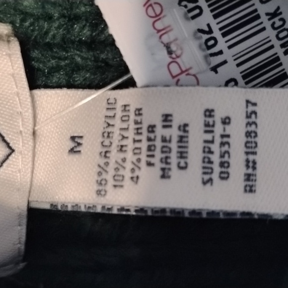 St. John's Bay Woman's SJB Mock Cable Sweater, Size: M, NWT - Picture 3 of 9